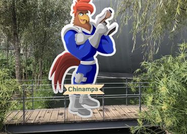 gallo beto, mockup de Ferma impresa